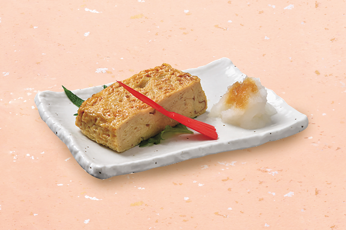 半玉子焼き